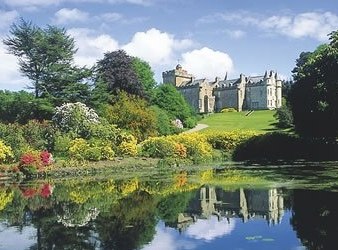 A view of Glenapp Castle