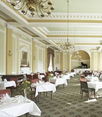 The dining room at Peebles Hotel Hydro